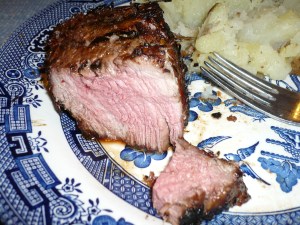 Perfectly pink with crusted, sweet carmelization